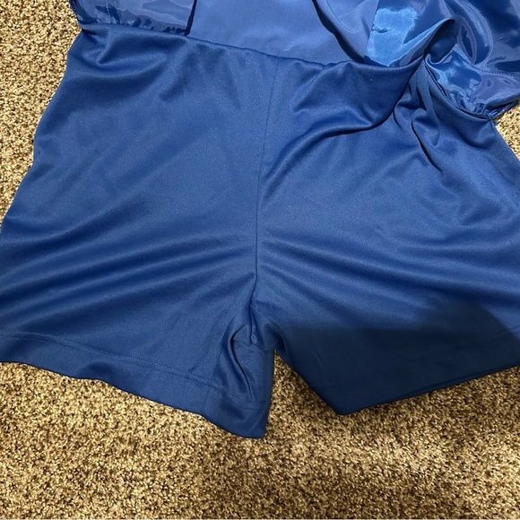 EP Pro Blue Mini A-Line Skirt with Slit for Athletic Occasions - Picture 2 of 5